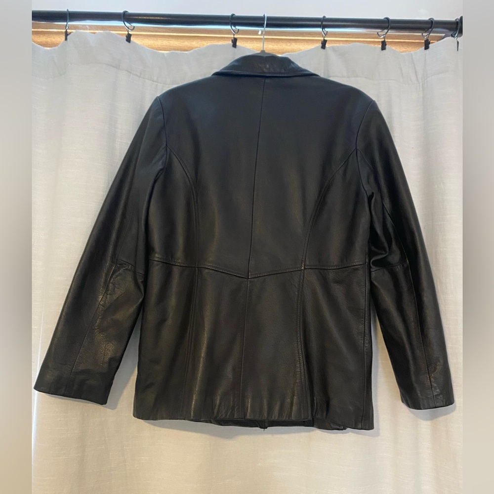 Wilsons Leather Women’s Jacket Size Large Chocolate Brown Color - Picture 3 of 16